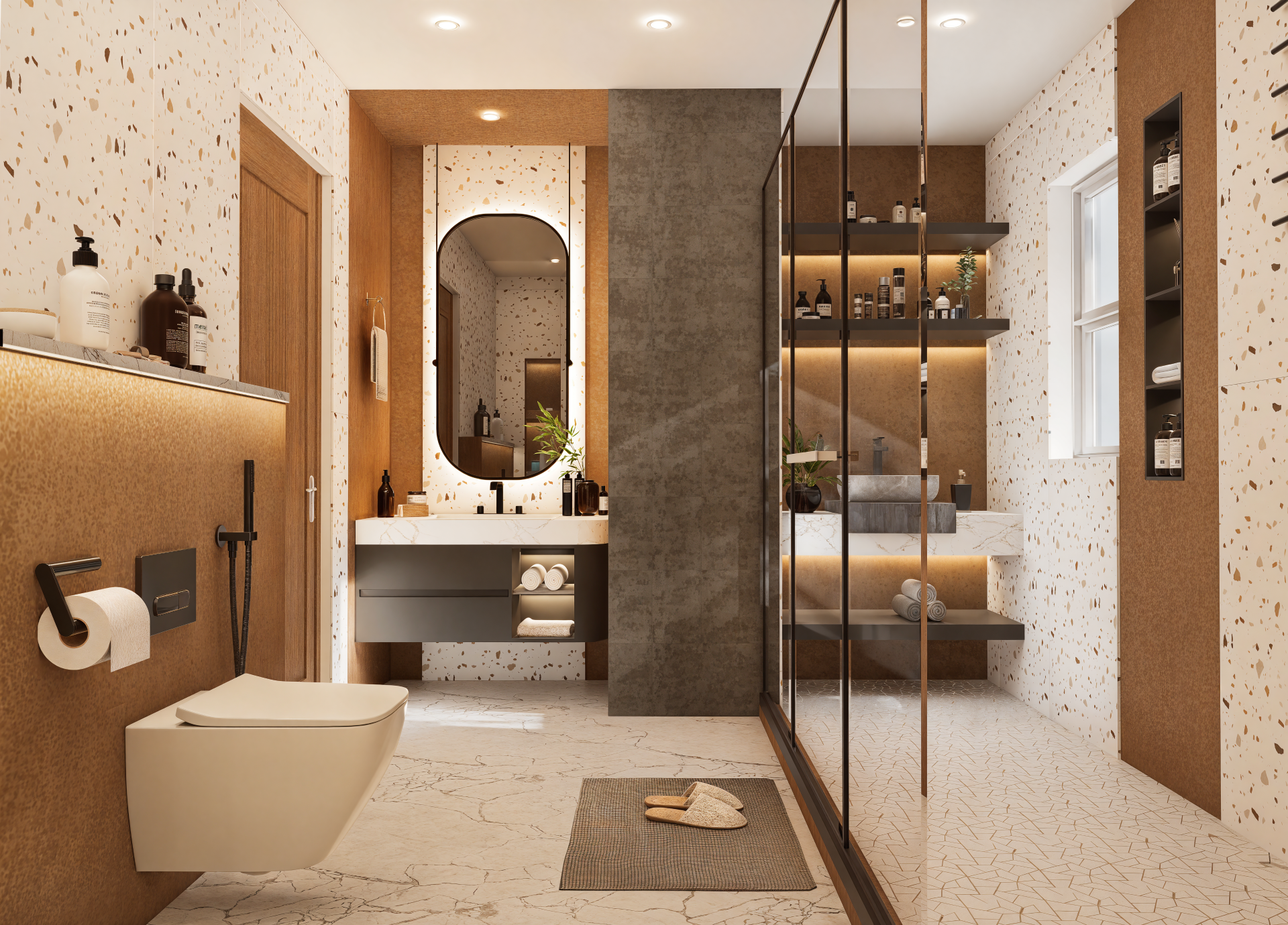 Stunning bathroom Renovation Villa Renovation - Emirates Hills