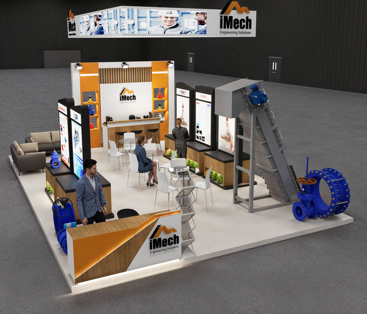 Imech Engineering - WETEX exhibition stand design
