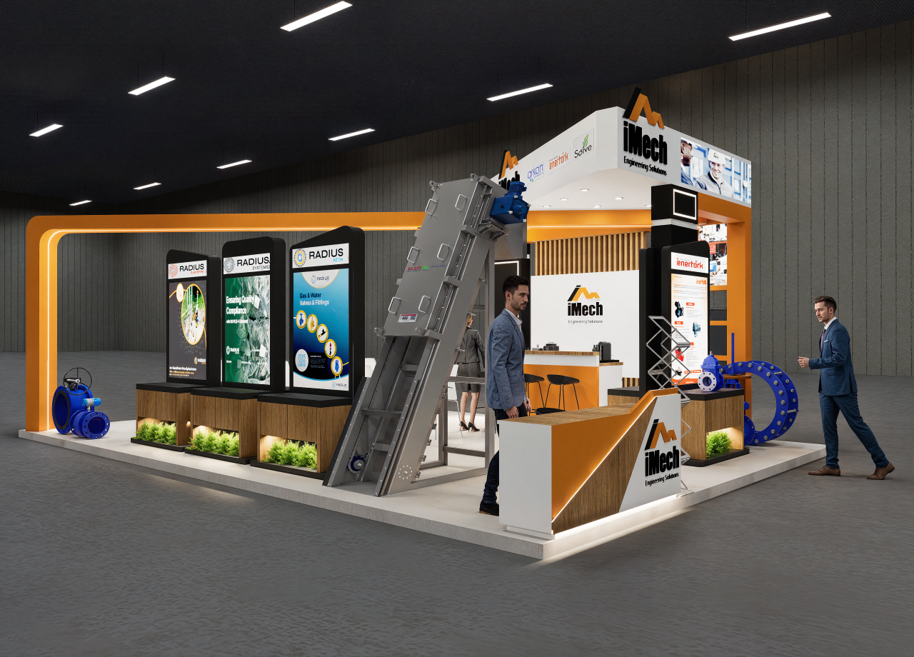 Exhibition stand build agency in dubai Imech Engineering - WETEX Exhibition Stand Builder UAE