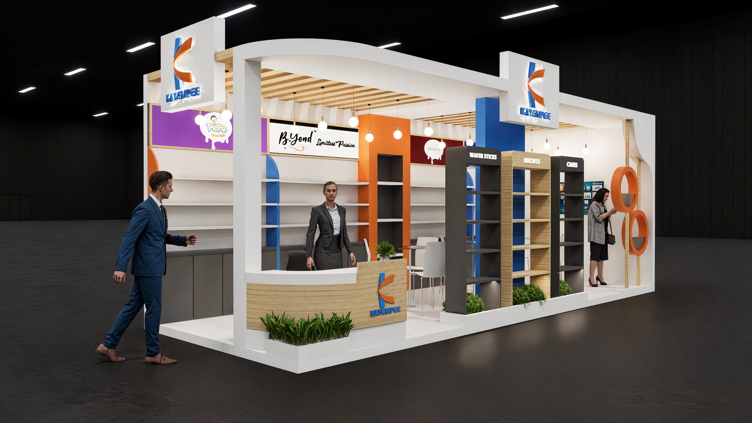 Arab health stand builder dubai Kayempee ISM Exhibition Stand Booth