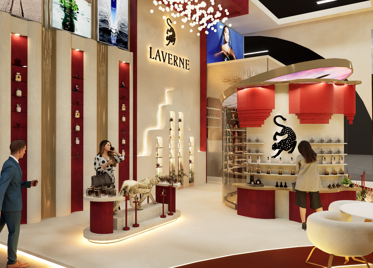 beauty world exhibition stand Dubai Exhibition stand design & build Dubai