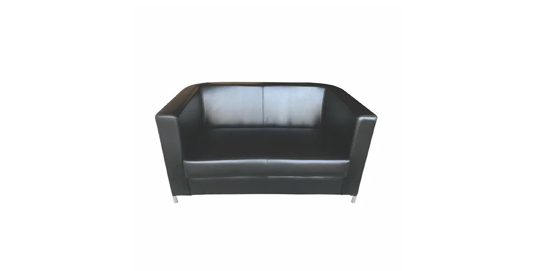 BLACK-square-double-sofa for rental